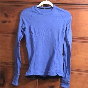 Lululemon Runderful Blue Herringbone